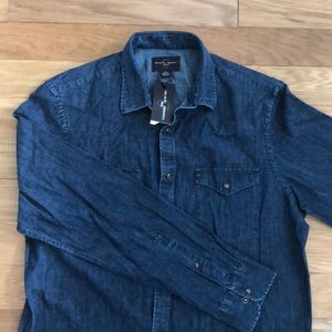 Black Brown 1826 Denim Shirt, Brand New, Men’s
